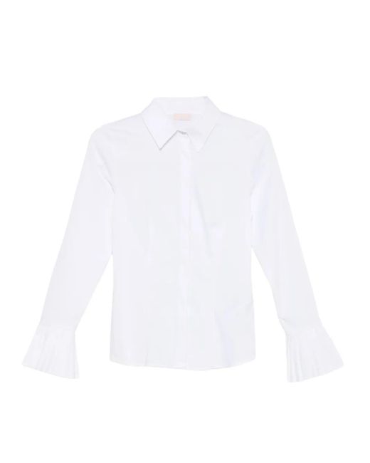 Liu Jo プリーツ シャツ White