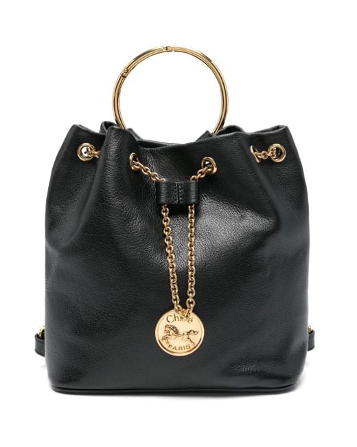 Chloé Black Bracelet Backpack