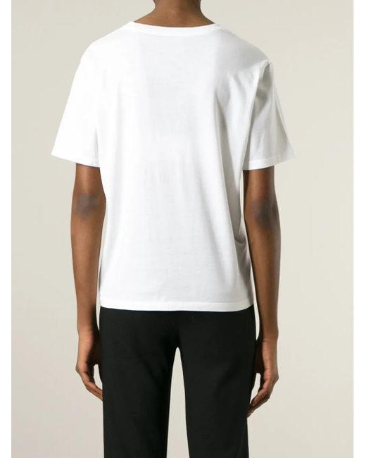 Alexander McQueen フローラル柄 Tシャツ White
