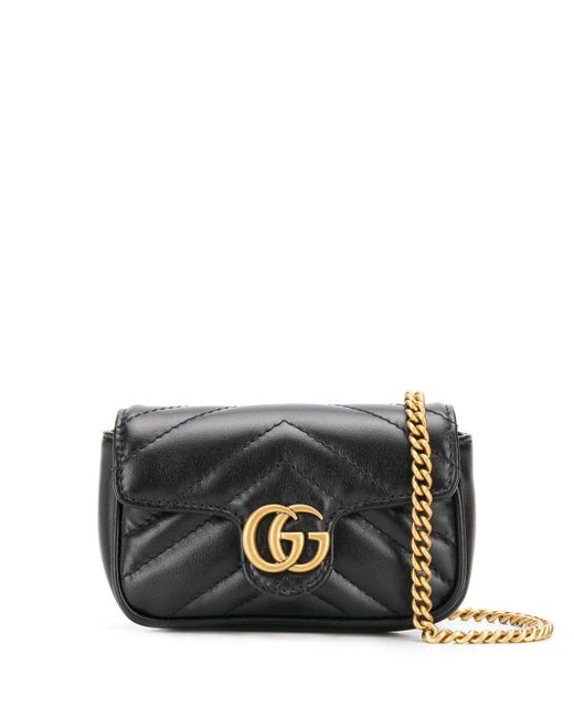 Gucci GG Marmont Velvet Mini Shoulder Bag in Black - Save 65% - Lyst