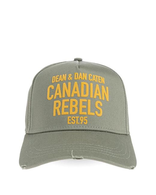 DSquared² Green Rebels Baseball Cap for men