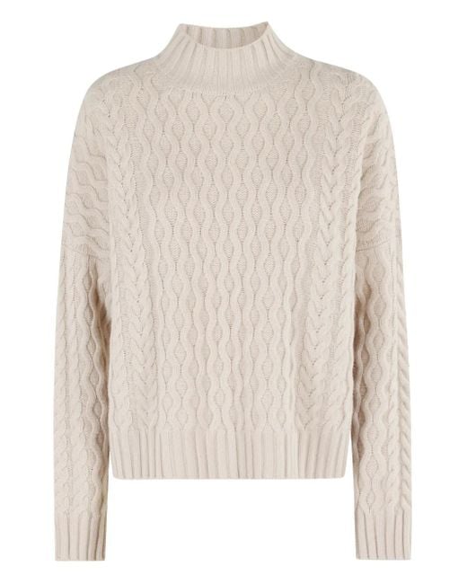 Maglione A Collo Alto di Weekend by Maxmara in White