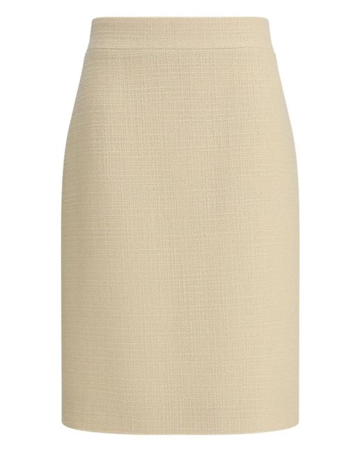 Jupe Crayon Ajustée Valentino Garavani en coloris Natural