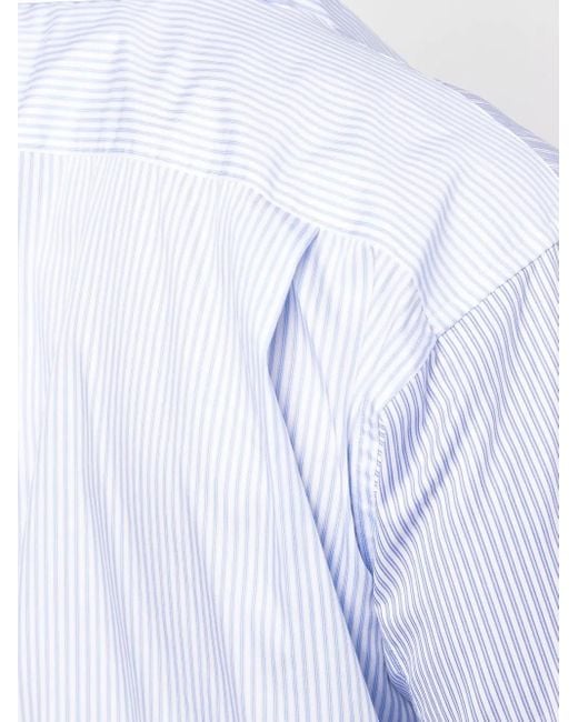 Comme des Garçons Gestreept Overhemd in het White voor heren