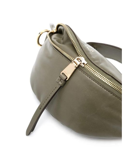Lancel Metallic Mini Origami Crossbody Bag