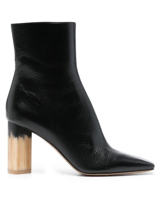 Chloé Black 85Mm Georgia Ankle Boots