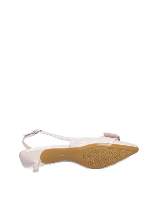 DKNY Natural Buckle Pumps