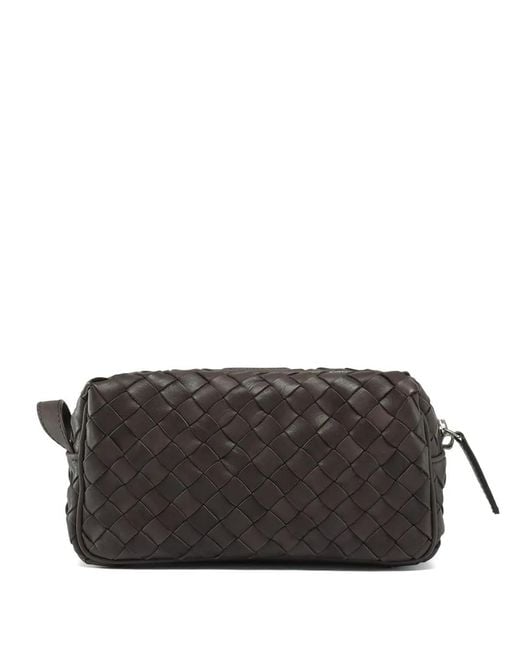 Officine Creative Gray Armor 014 Leather Pouch for men