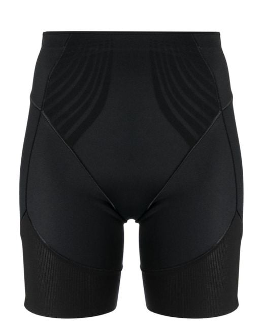 Spanx Black Haute Contour® Cotton Compression Shorts