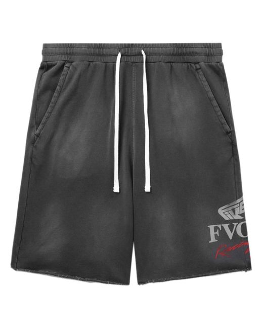 FIVE CM Shorts mit Logo-Print in Black für Herren