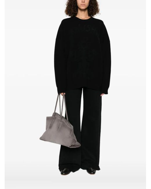 Nanushka Black Cotton-Blend Sweatshirt