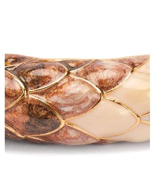 Roberto Cavalli スネーク ブレスレット Metallic