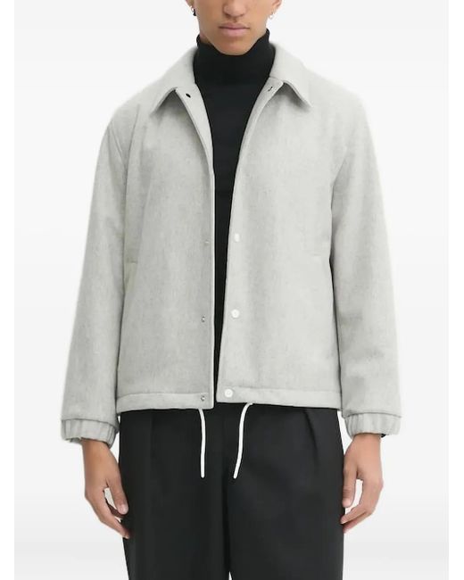 HUGO Kapuzenjacke mit Knöpfen in Gray für Herren