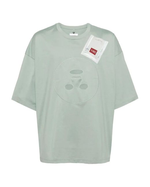 Doublet Green Facial Mask T-Shirt for men