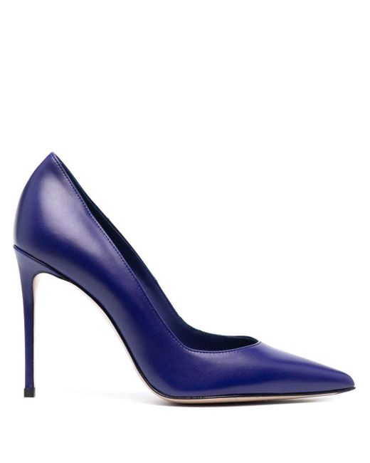 Le Silla 110mm Eva Leather Pumps in Blue | Lyst UK