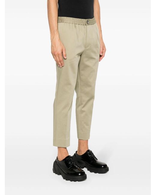 Pantalones capri con cinturilla elástica AMI de hombre de color Natural
