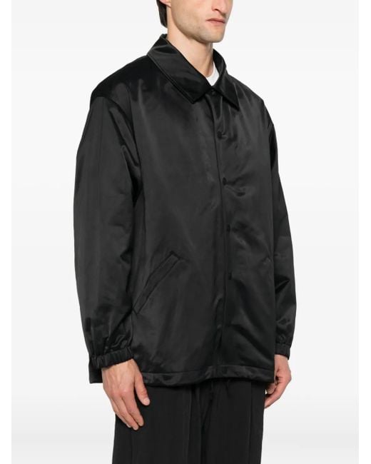Y-3 Zipped Jacket With Press Stud Closure in Black für Herren