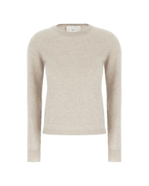 Vanisé White Fine-Knit Cashmere Sweater