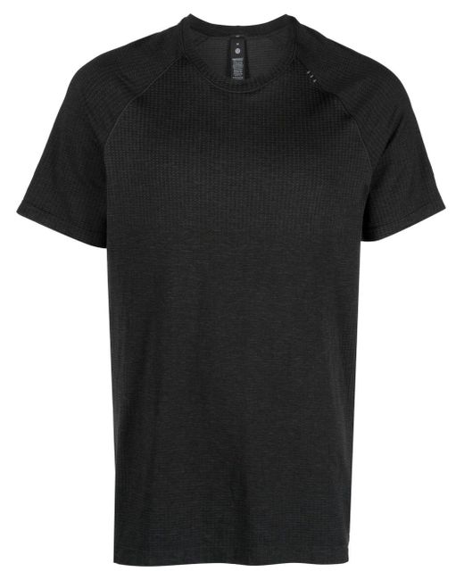 lululemon athletica Black Metal Vent Tech Short Sleeve T-shirt - Men's - Fxt Ballistic Nylon®/elastane/recycled Polyester/nylon for men