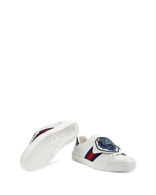 gucci ace sneaker with removable patches
