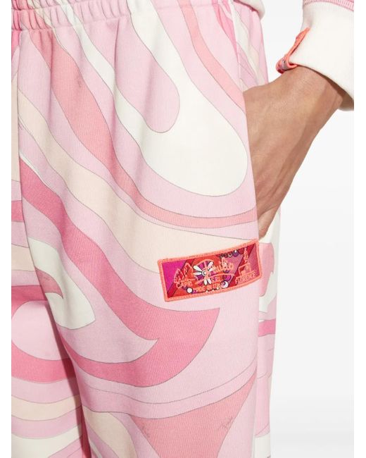 Emilio Pucci フリース トラックパンツ Pink