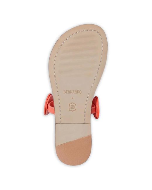 Bernardo White New Moon Circle-Detail Sandals
