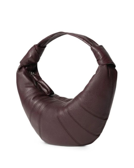 Lemaire Brown Fortune Croissant Shoulder Bag