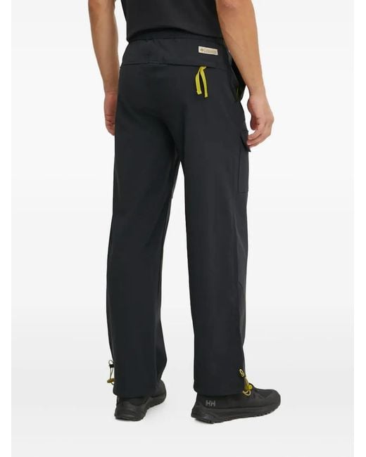 Columbia Black Wallowa Softshell Drawstring Trousers