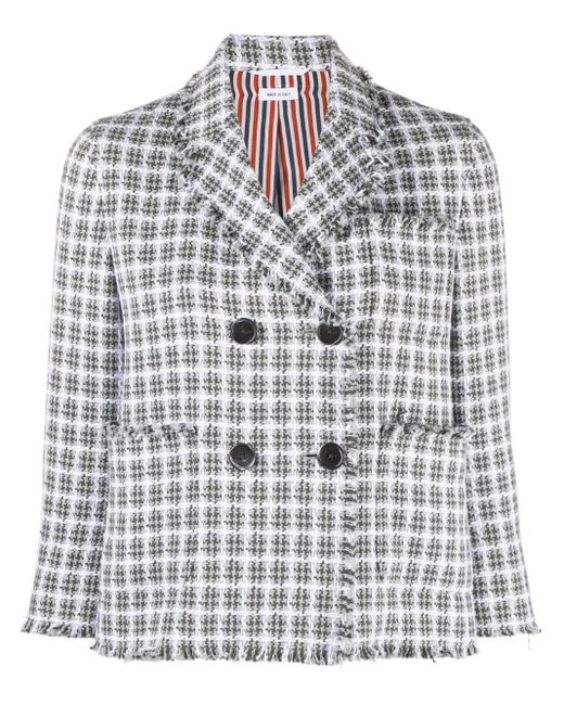 Thom Browne Multicolor Cotton Cropped Sportcoat