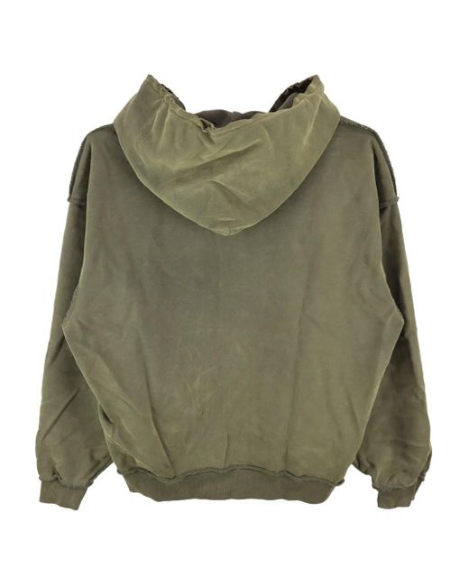 NO/FAITH STUDIOS Zip-Up Hoodie in Green for Men | Lyst
