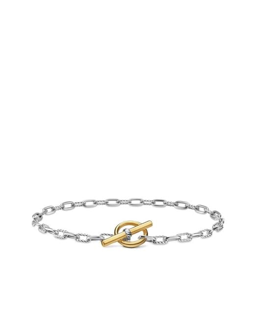 David Yurman White Sterling Dy Madison Bracelet