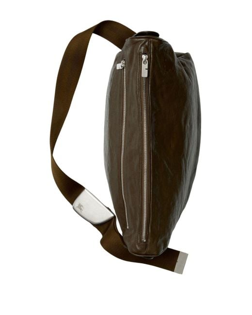 Burberry Brown Large Shield Messenger Bag for men