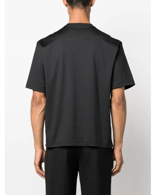 メンズ Jil Sander パフォーマンス Tシャツ Black