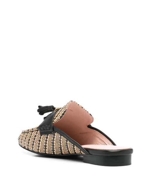 Coccinelle White Zigzag Slides