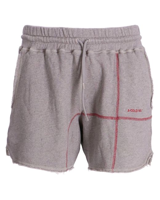 A_COLD_WALL* Katoenen Shorts in het Gray voor heren