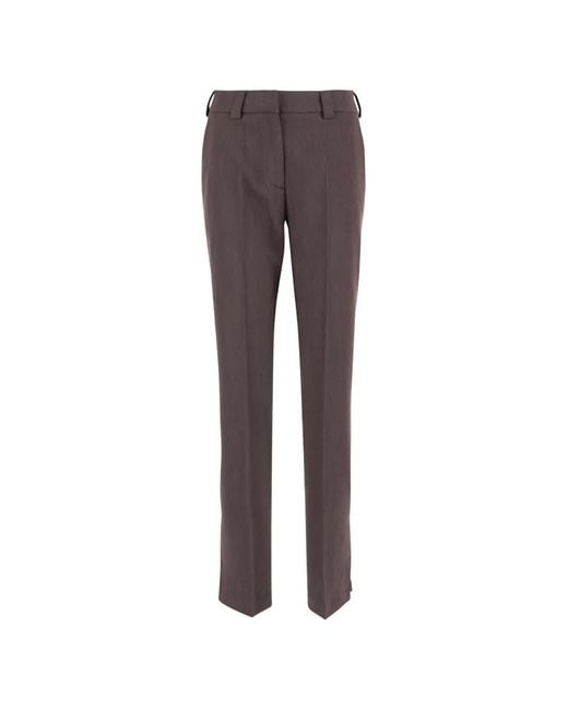 DARKPARK Gray Belt-Loops Trousers