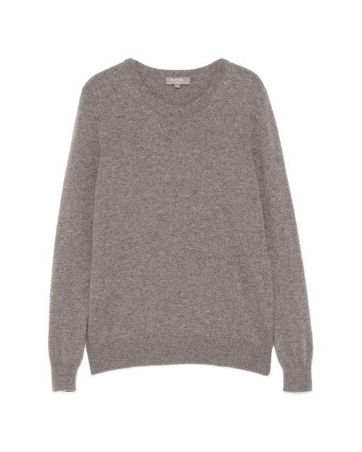 N.Peal Cashmere Gray Evie Sweater