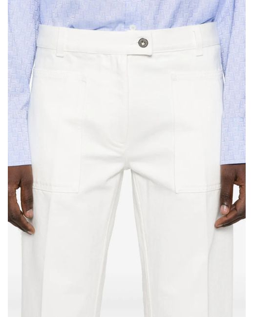 Vaqueros Rectos Ferragamo de color White
