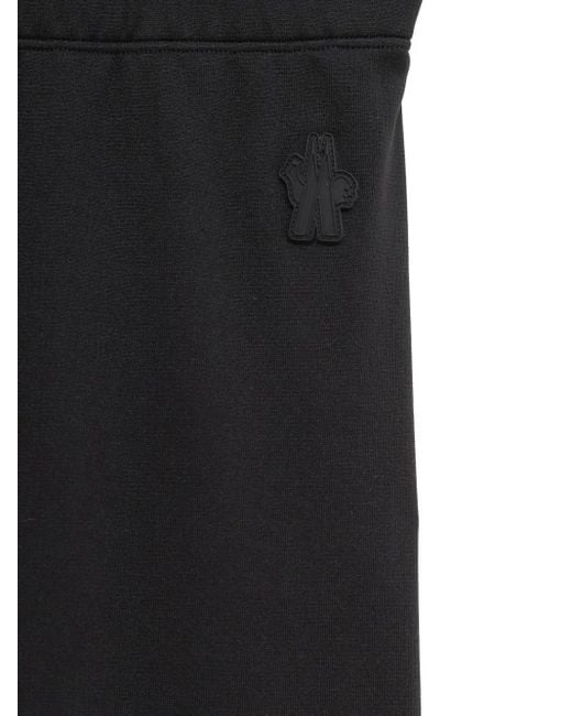 Moncler Black Logo-Patch Leggings
