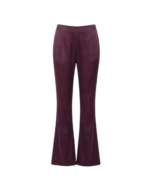 Toccin Purple Gemma Pull-On Trousers