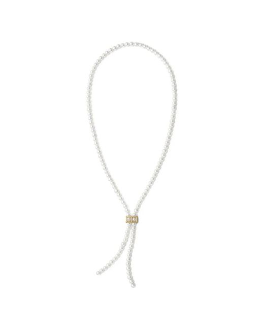 Shihara Metallic Node Double-Square Clasp