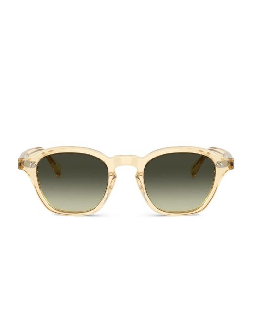 Oliver Peoples Brown Eyles Round-Frame Sunglasses