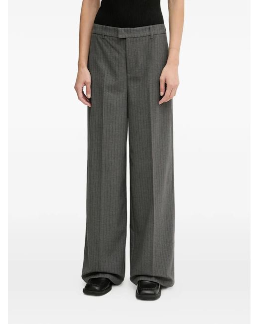 Marc O' Polo Black Pantalon Ample À Fines Rayures