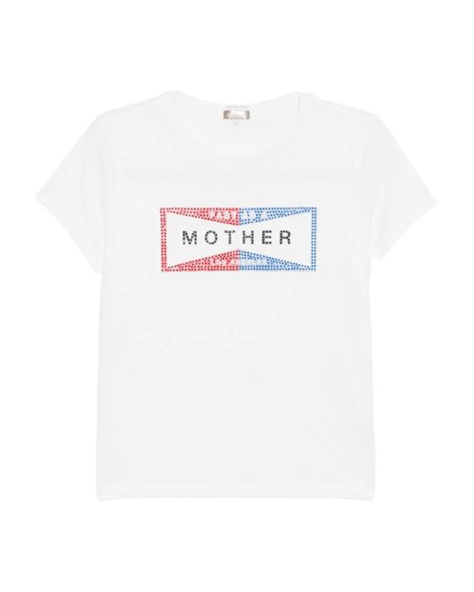 Camiseta The Boxy Goodie Goodie Mother de color White