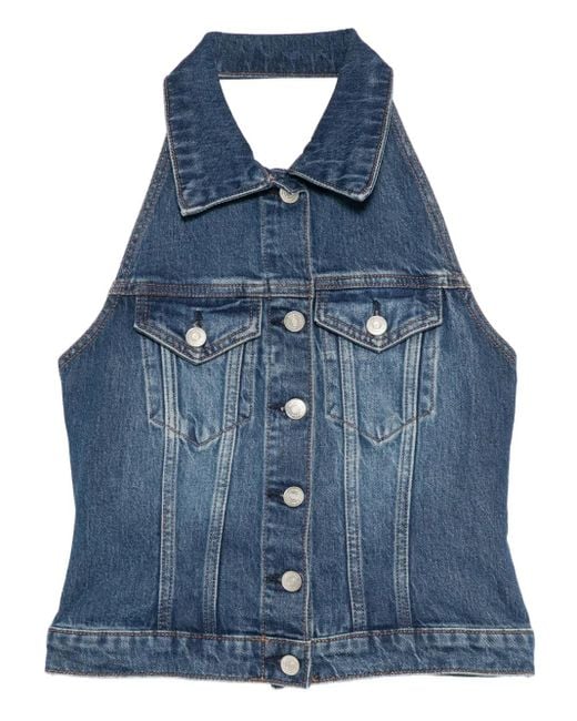 Reformation Luisa Top in het Blue