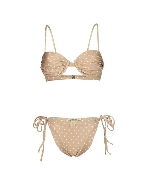 Paramidonna Daisy Bikini Met Stippen in het White
