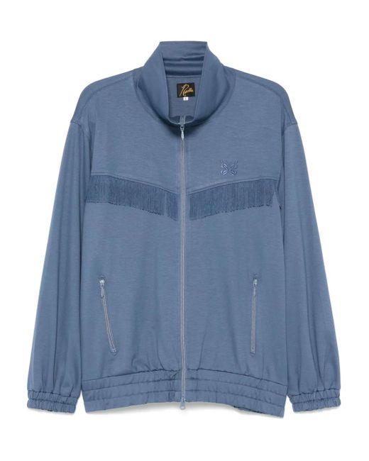 Needles Sweater Met Franje in het Blue voor heren