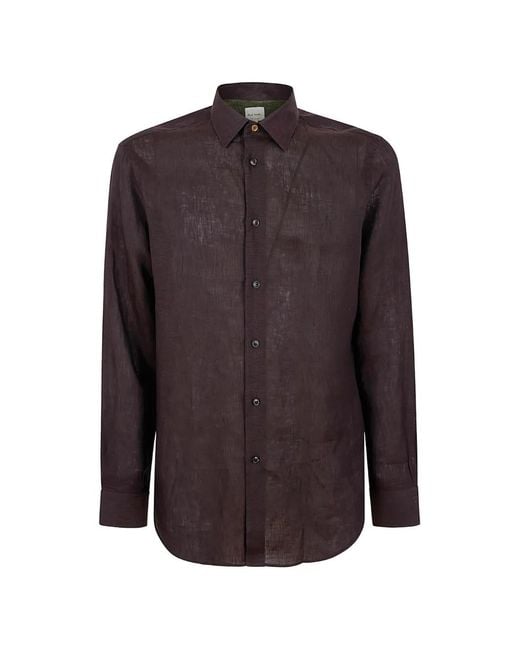 Paul Smith Button-Down Overhemd in het Purple voor heren