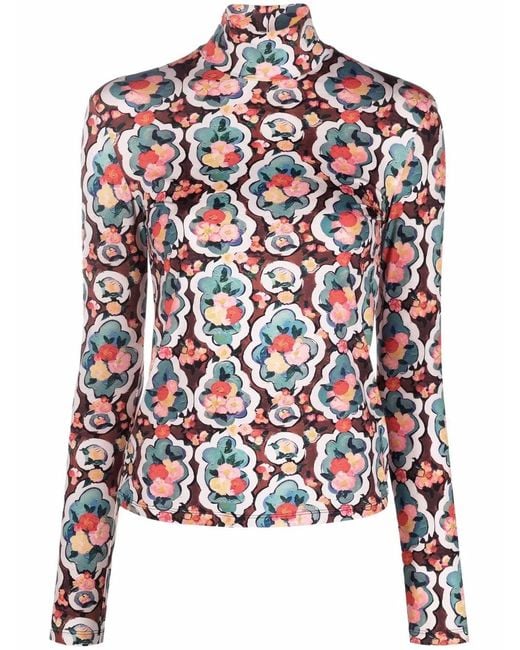 Pull À Motif Graphique LaDoubleJ en coloris White