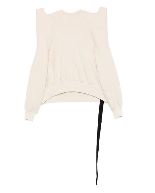 Rick Owens Natural Tecsweat Sweatshirt